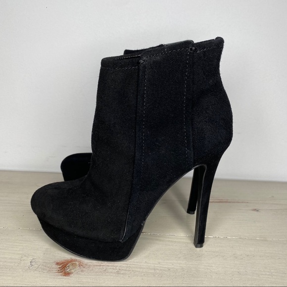 JESSICA SIMPSON “Billings” Platform Suede Booties - Picture 4 of 7